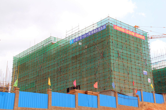 建工(gōng)新城(chéng)商業(yè)中心11幢主體(tǐ)提前封頂