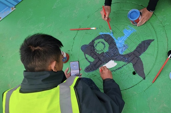 “井”上(shàng)添畫(huà)  共建美(měi)麗(lì)駐地(dì)