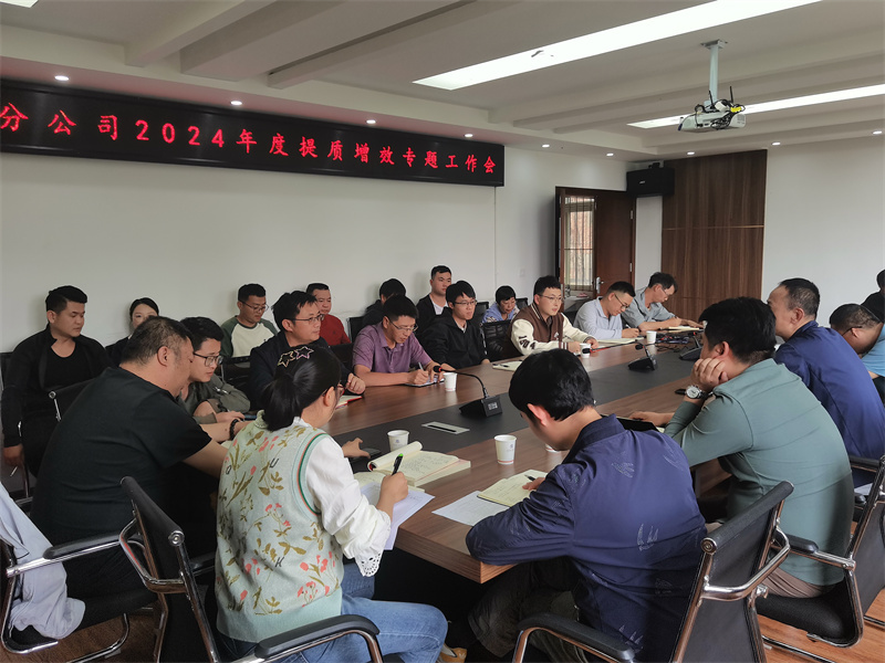 滑模分(fēn)公司召開(kāi)提質增效專題工(gōng)作(zuò)會(huì)